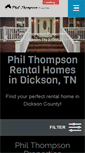 Mobile Screenshot of philthompsonproperties.com